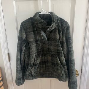Eddie Bauer Olive Fleece Jacket